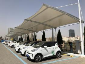 青島首設新能源汽車“專用停車區”