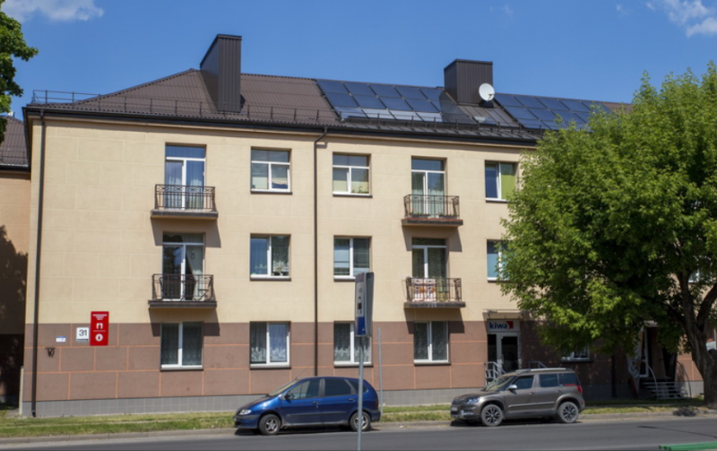 立陶宛太陽能公寓房