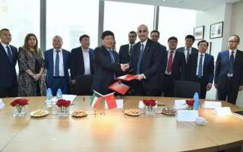 科威特石油公司（KPC）周二與中國(guó)山東煉油化工集團(tuán)簽署了合作協(xié)議，以銷(xiāo)售科威特原油