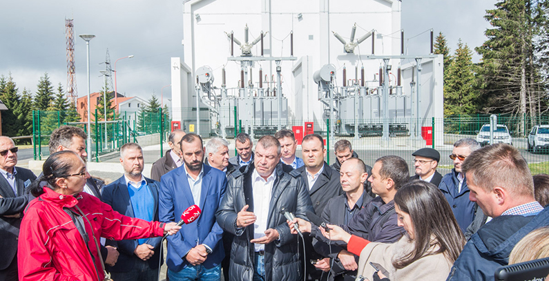 公共電力公司Elektroprivreda Srbije在山上投入950萬(wàn)歐元變電站