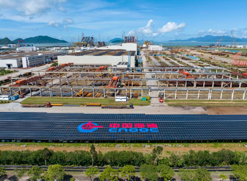 我國海洋油氣裝備制造領(lǐng)域最大光儲(chǔ)充項(xiàng)目二期投用