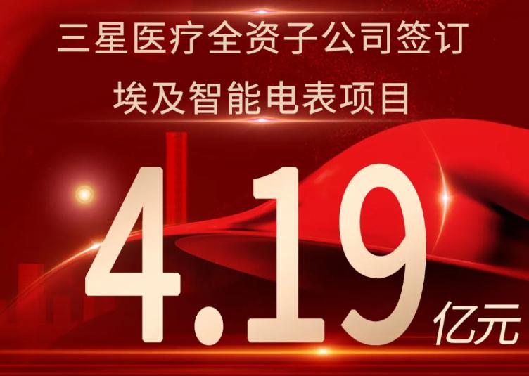 三星醫(yī)療簽訂埃及智能電表項目4.19億