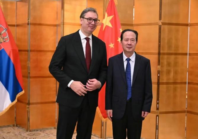 中國電建黨委書記、董事長丁焰章拜會(huì)塞爾維亞總統(tǒng)武契奇