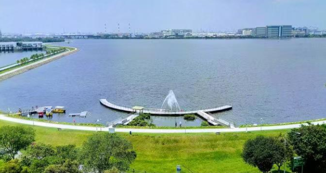 中國能建設計新加坡水庫浮體光伏項目